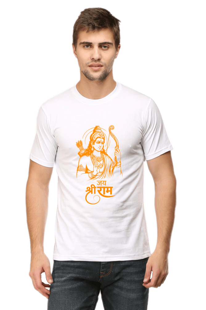 Mens t-shirt roundneck halfsleeves ramji