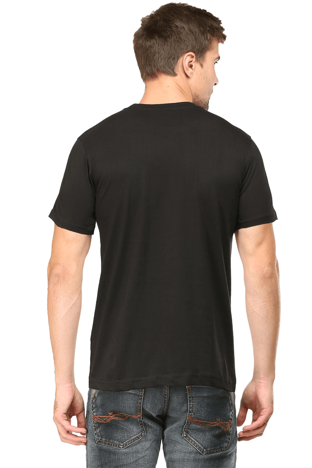 Answerable to myself round neck half sleeves classic tshirts