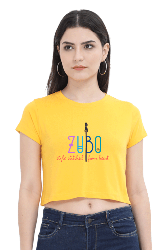 Female crop top answerable zubo