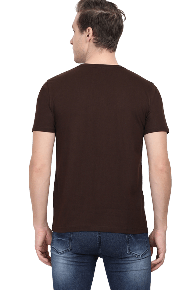 Answerable to myself round neck half sleeves classic tshirts