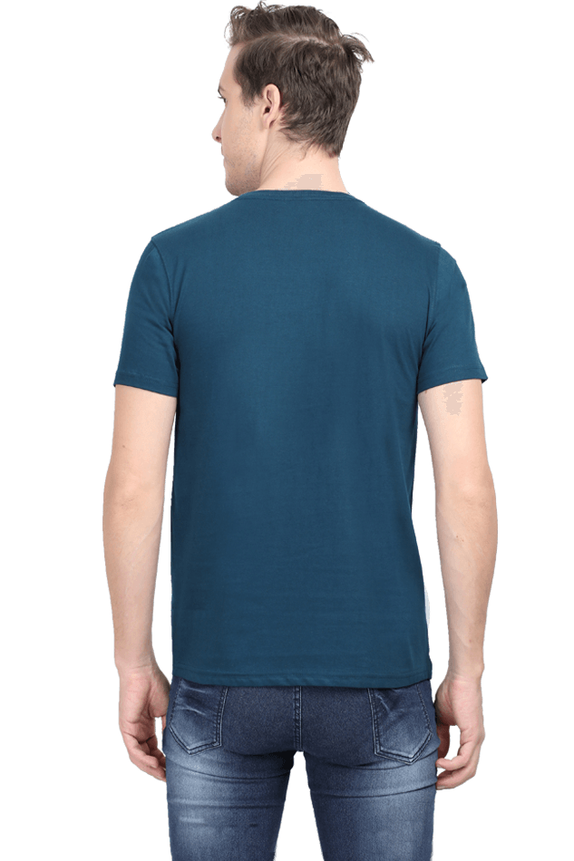 Answerable to myself round neck half sleeves classic tshirts