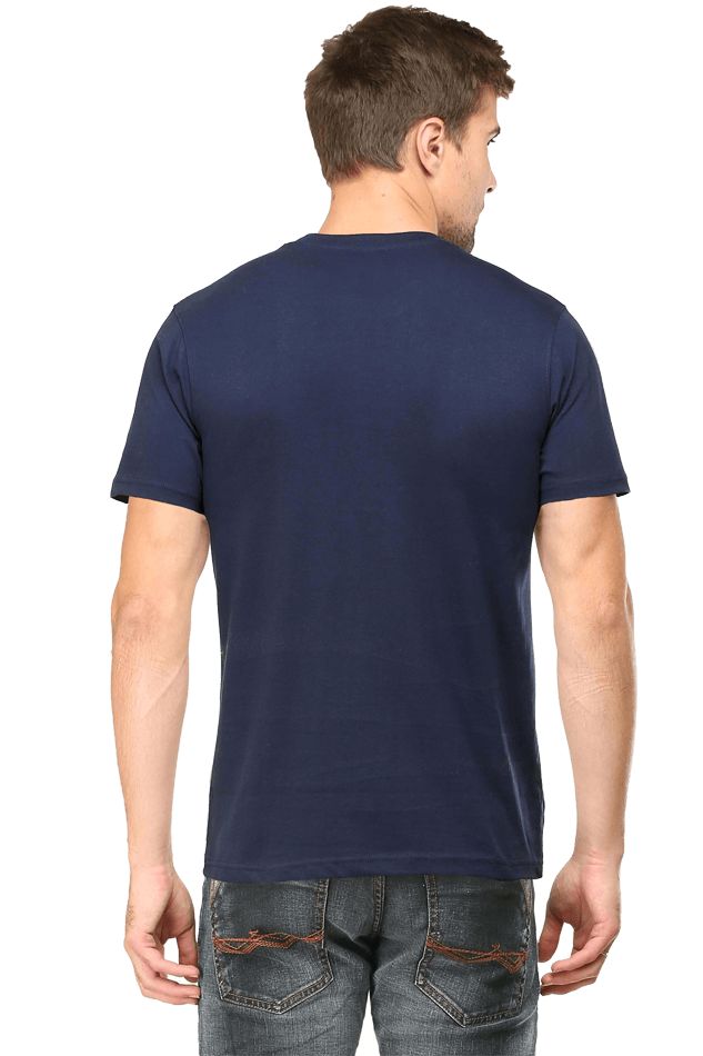 Answerable to myself round neck half sleeves classic tshirts