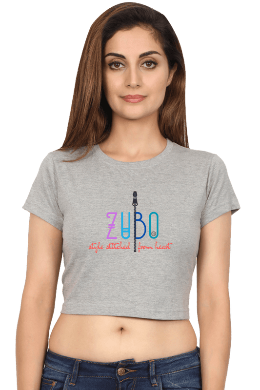 Female crop top answerable zubo