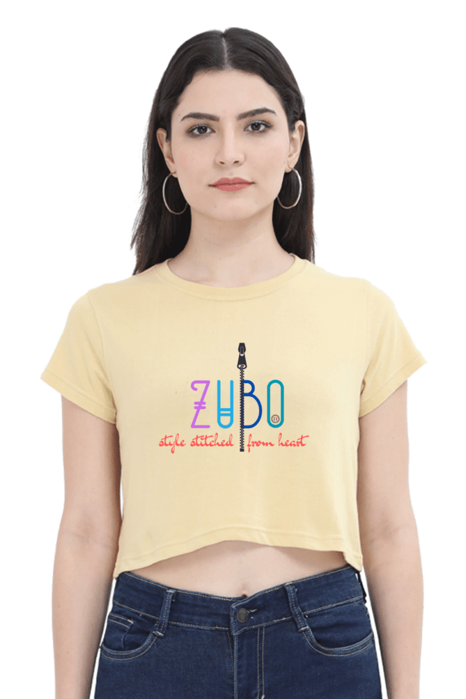 Female crop top answerable zubo