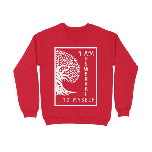 Sweatshirt answerable print