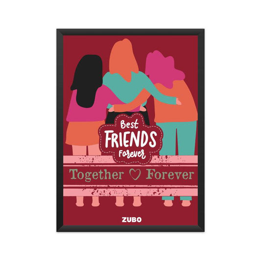 BFF Posters black framed