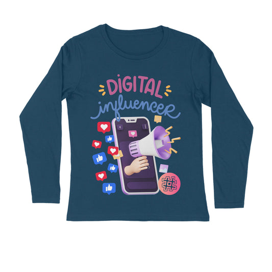 full sleeves t-shirts digital influencer